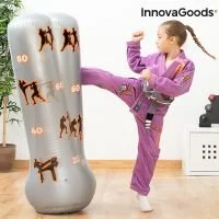 SACO DE BOXE DE PÉ INSUFLÁVEL P/ CRIANÇAS